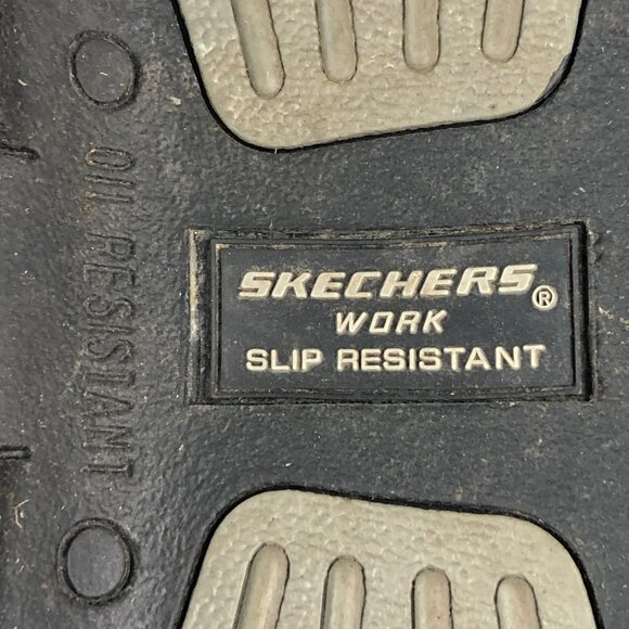 Skechers Men\'s Size 10.5 Burgin Sosder Black Leather Composite Work Boots FAIR main image 10